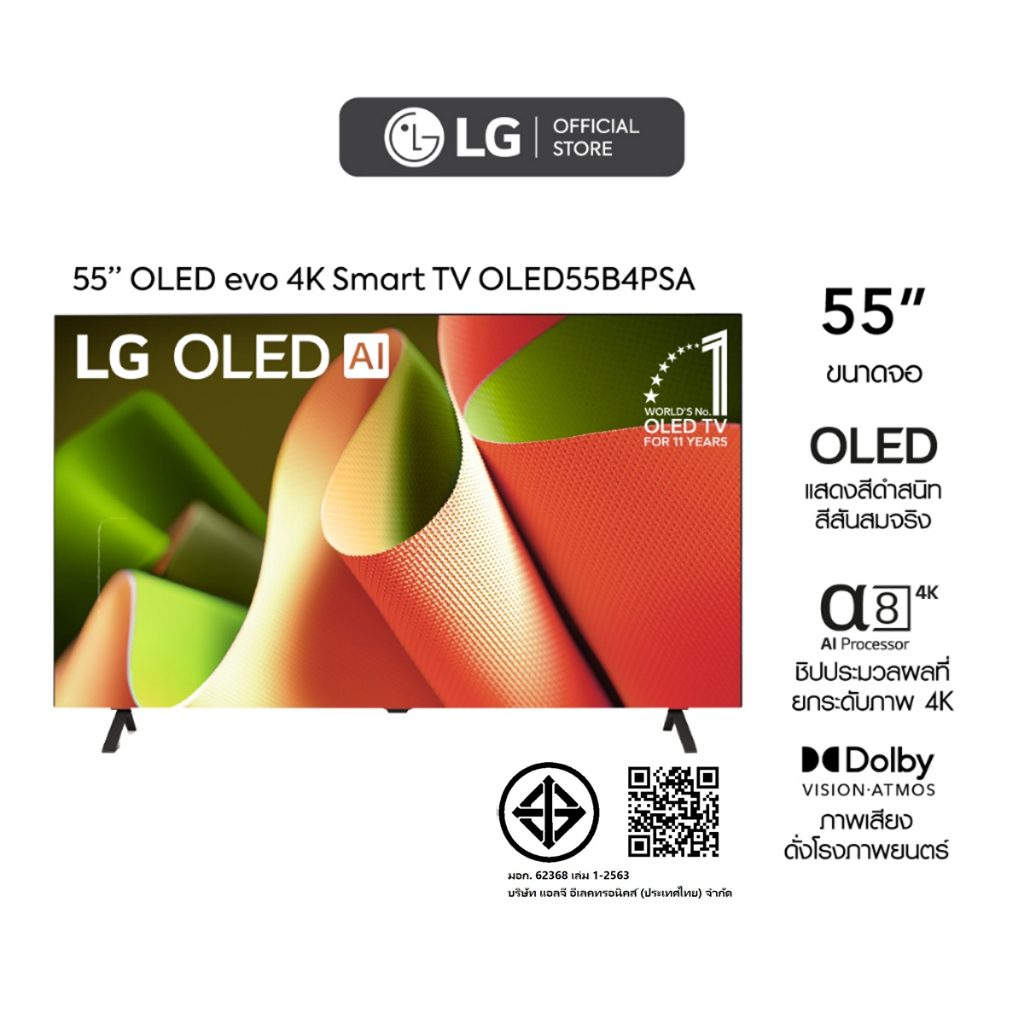 LG OLED55B4 OLED 4K Smart TV